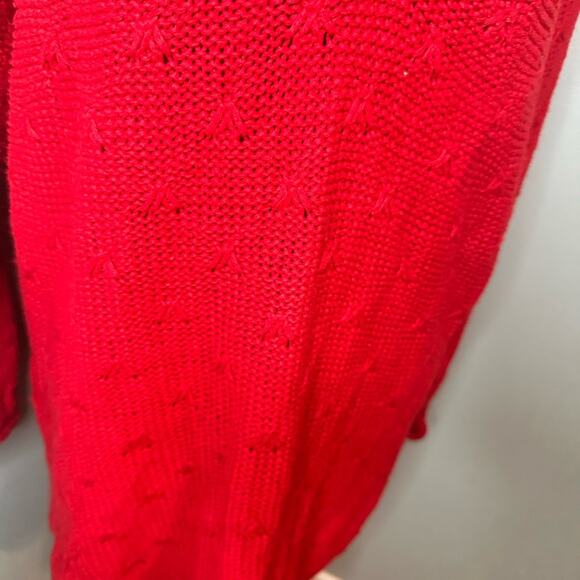 Yarn Works Red Knit Sweater - Picture 3 of 7